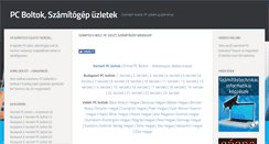 Desktop Screenshot of pcboltok.eu